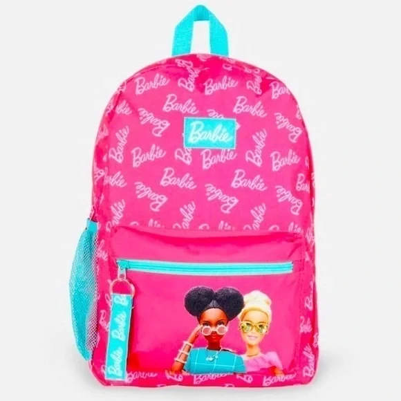PRIMARK Barbie Zip-Up Girls Backpack - Picture 1 of 3